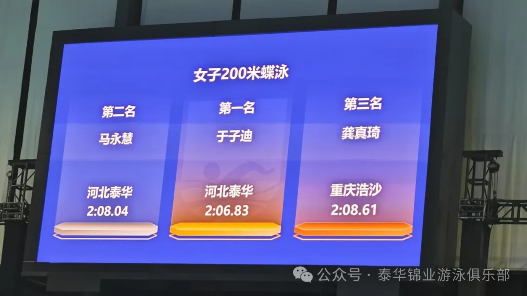 全国游泳冠军赛 | “小孩姐”于子迪与马永慧包揽冠亚军！李冰洁领衔队伍摘女子接力银牌